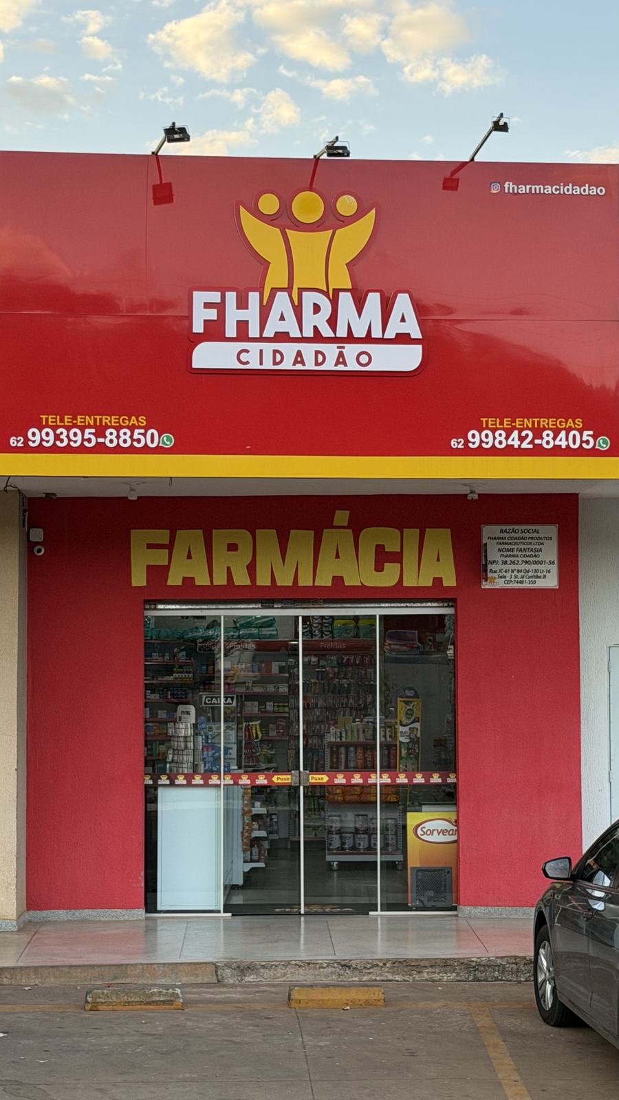 Fachada da Fharma Cidadão